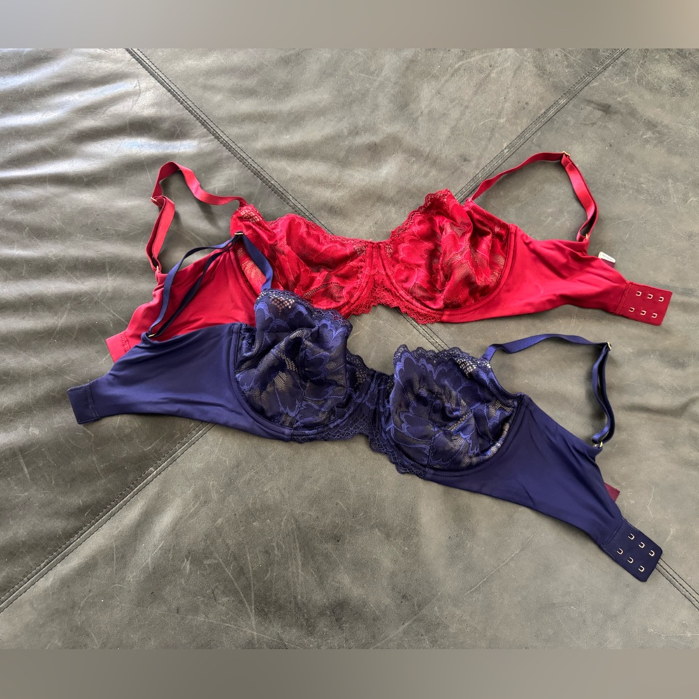 True & Co Unlined Lace Bra Bundle